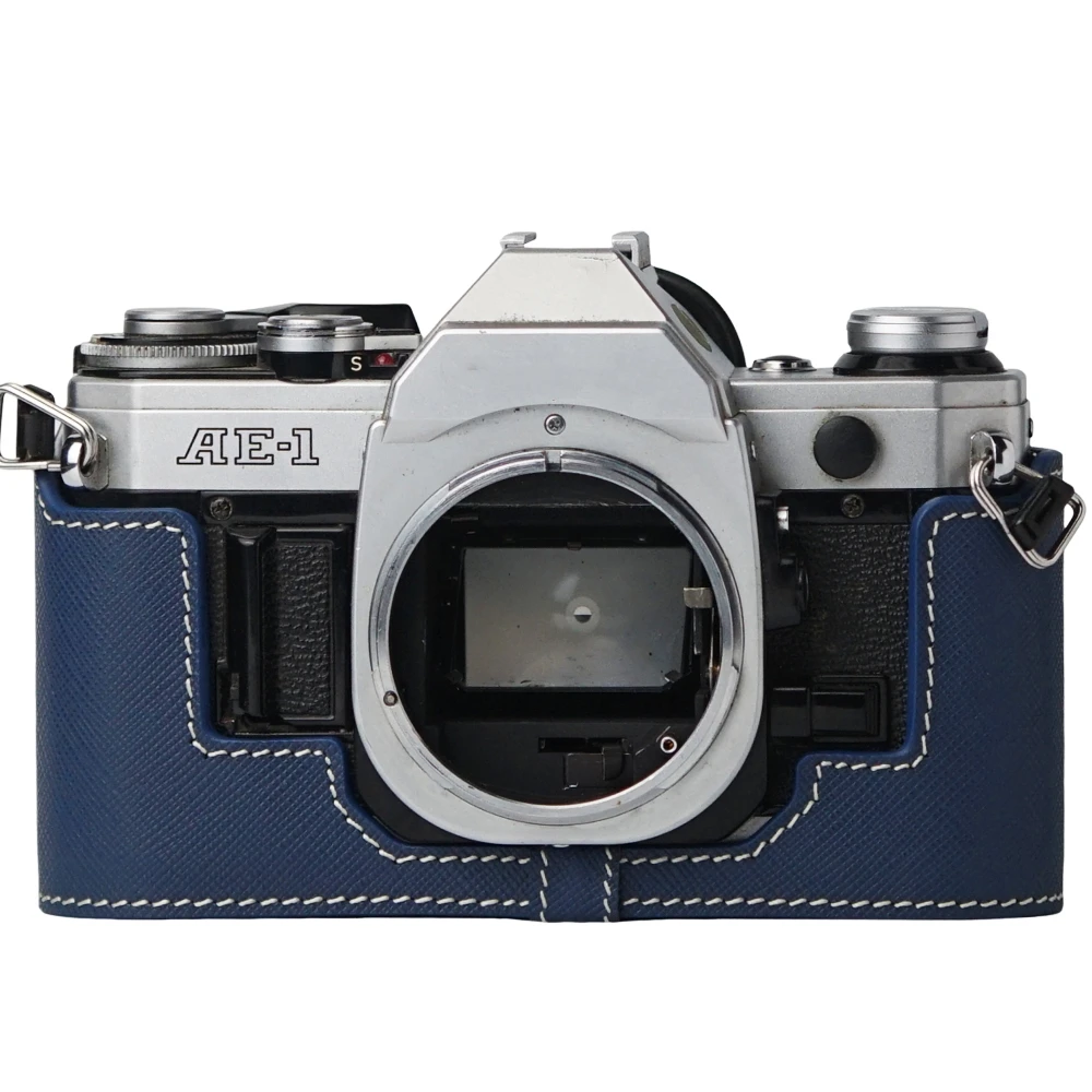 For Canon AE-1 AE1 Case Leather Camera Half Case Film Camera