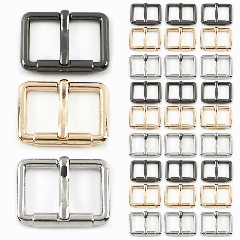 ห่วงรัดกระเป๋าโลหะ 10/20 ชิ้น ขนาด 13-38 มม. ห่วงรัดแบบ Tri-Glide ห่วงรัดสายรัดแบบเข็มกลัด ตัวปรับสายรัด ตะขอ DIY อุปกรณ์ฮาร์ดแวร์ 1