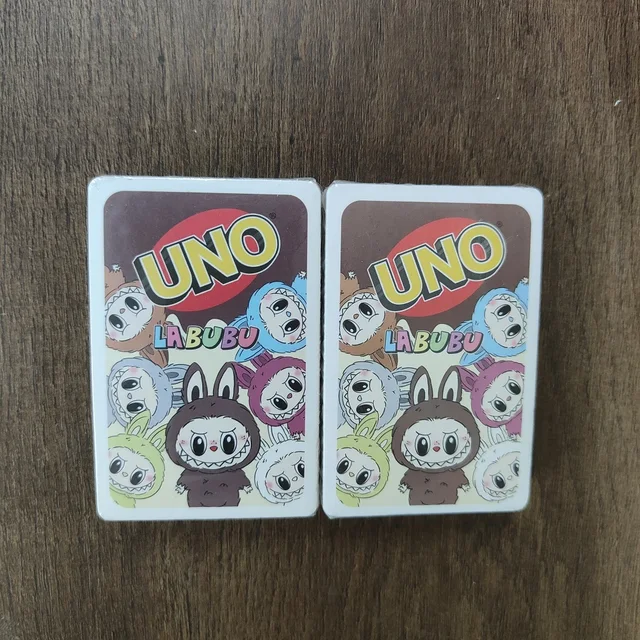 UNO Labubu Cards Board Games Table Family Party Entertainment Pokemon UNO Games Card Toys Parent-Child Interaction Puzzle Poker 3