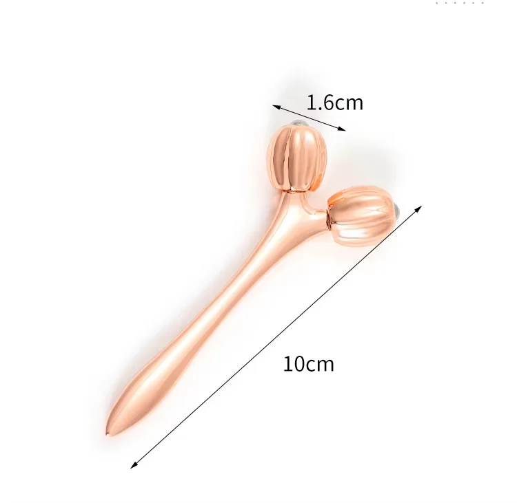 3D Roller Face and Neck Massager - Y-Shaped Skin Care and Lifting Tool with 360° Rotation
