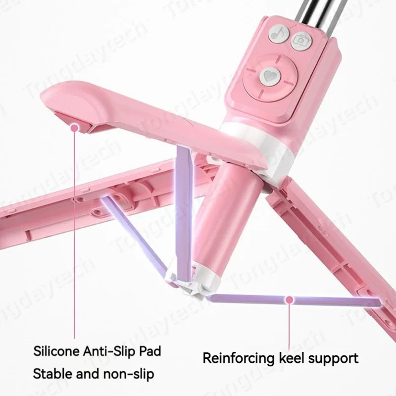 selfie stick selfie stick tripod cell phone selfie stick smartphone selfie stick selfie stick phone selfie tripod Bluetooth wireless selfie stick portable ring fill light folding phone stand for iPhone Xiaomi makeup video live