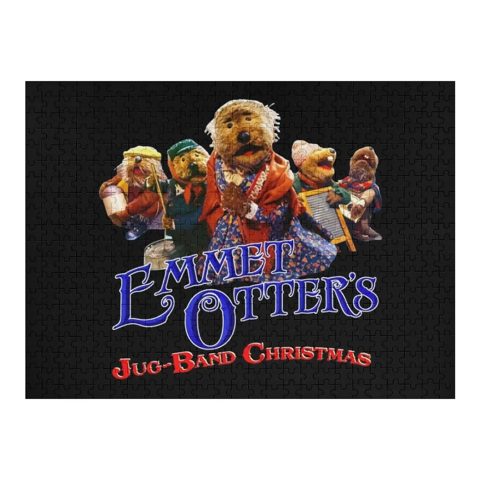 Emmet-otter, emmet otter jug band christmas, emmet otters jug band christmas, otter lover, otters, otter Jigsaw Puzzle
