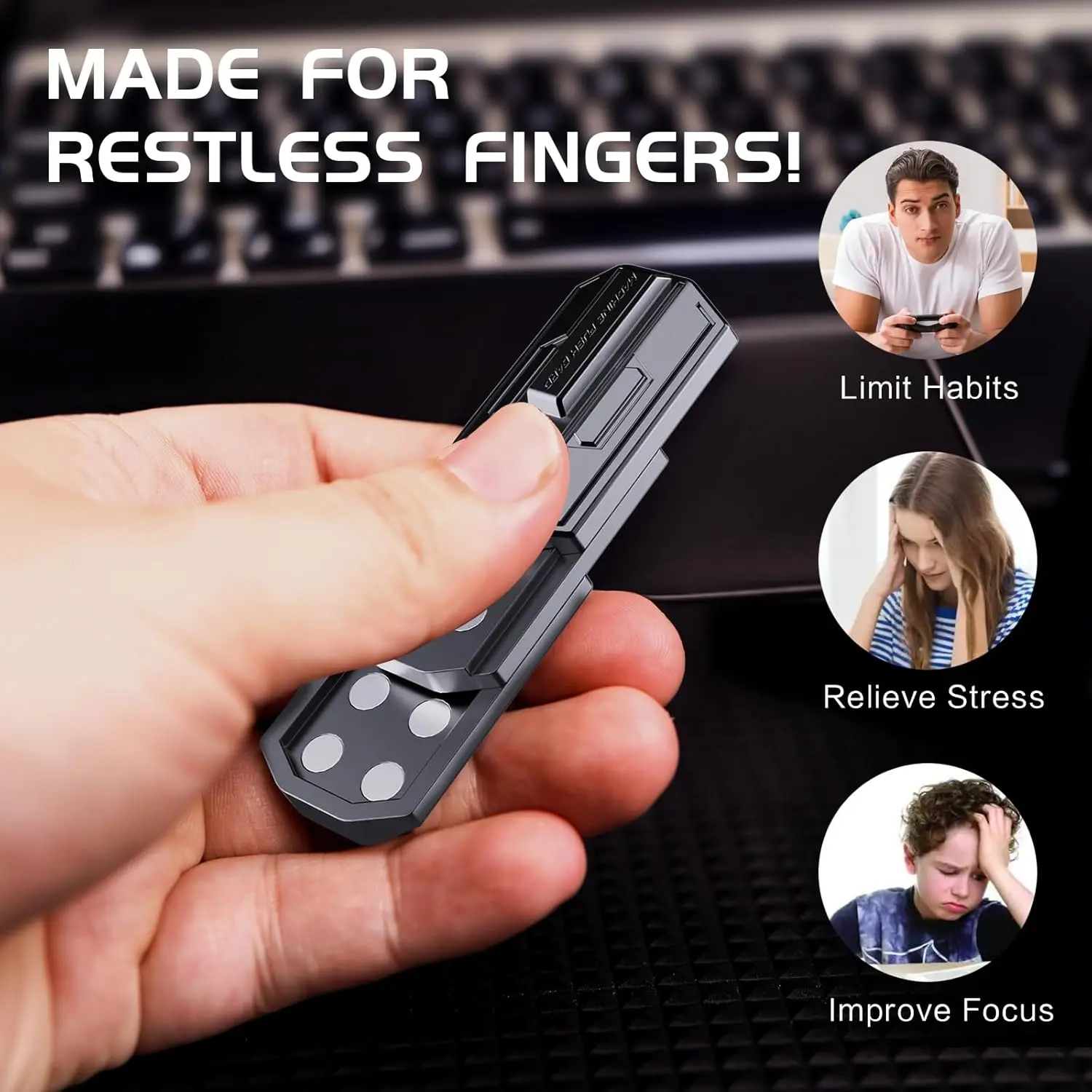 재미있는 미니 EDC 펄스 팝핑 코인 손가락 금속 푸시 코인 자이로 감압 퍼즐 장난감 생일 크리스마스 선물-Freehip.co.kr