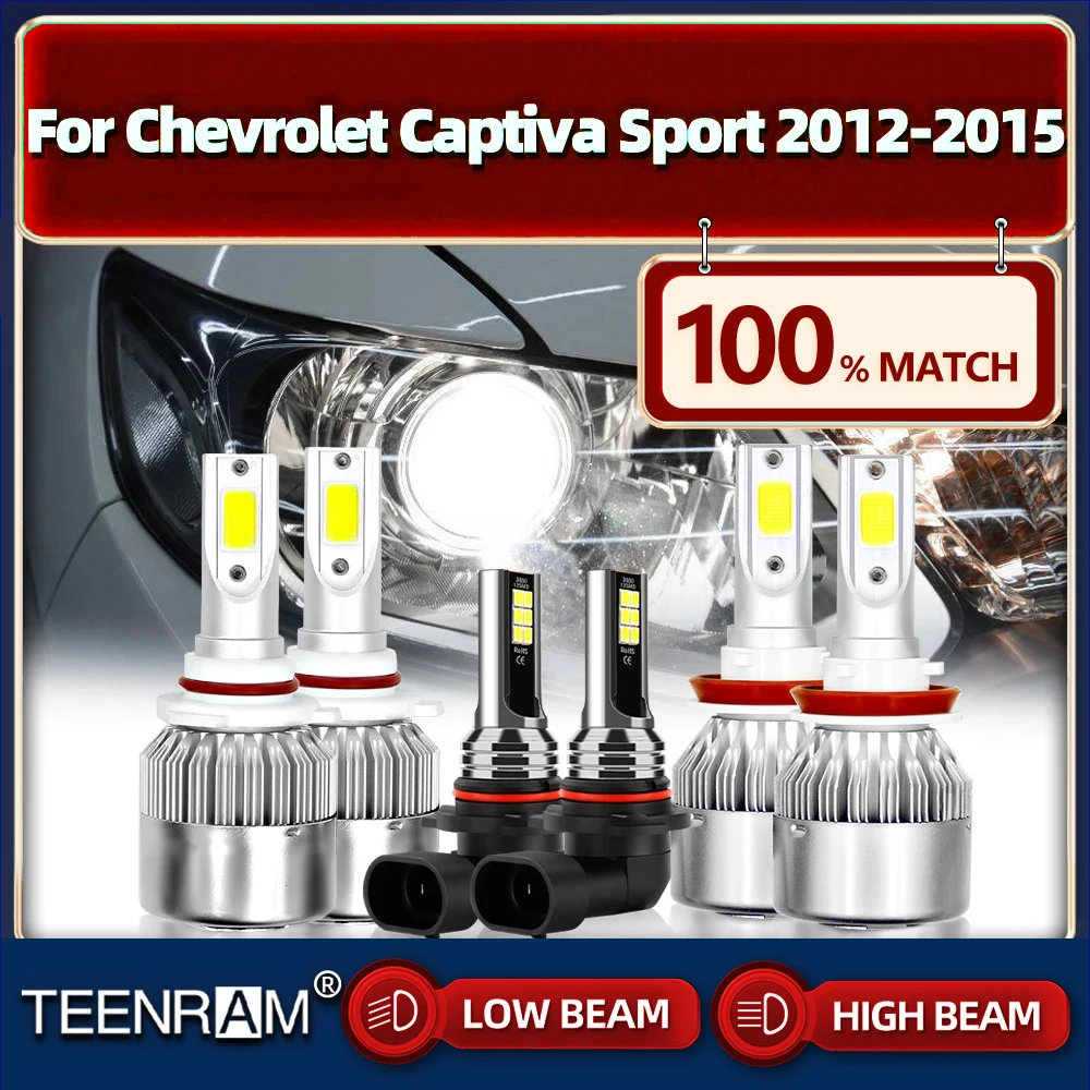 

360W 60000LM LED Lights H11 LED Car Headlight Bulbs 12V 6000K Auto Fog Lamp For Chevrolet Captiva Sport 2012 2013 2014 2015