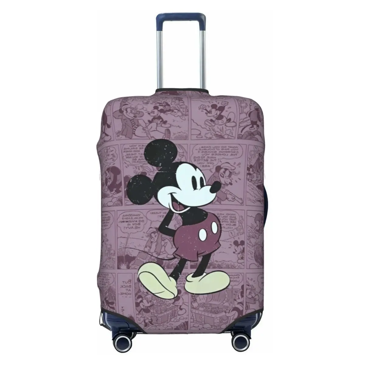 Mickey Mouse Funny Suitcase Cover Cruise Trip Vacation Elastic Luggage Supplies Protector 2