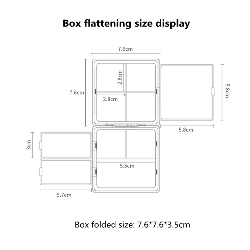 Paint tray color palette watercolor palette 24/48 Grid Portable Watercolor Paint Box foldable painting palette mini watercolor packing moisturizer box travel art supplies