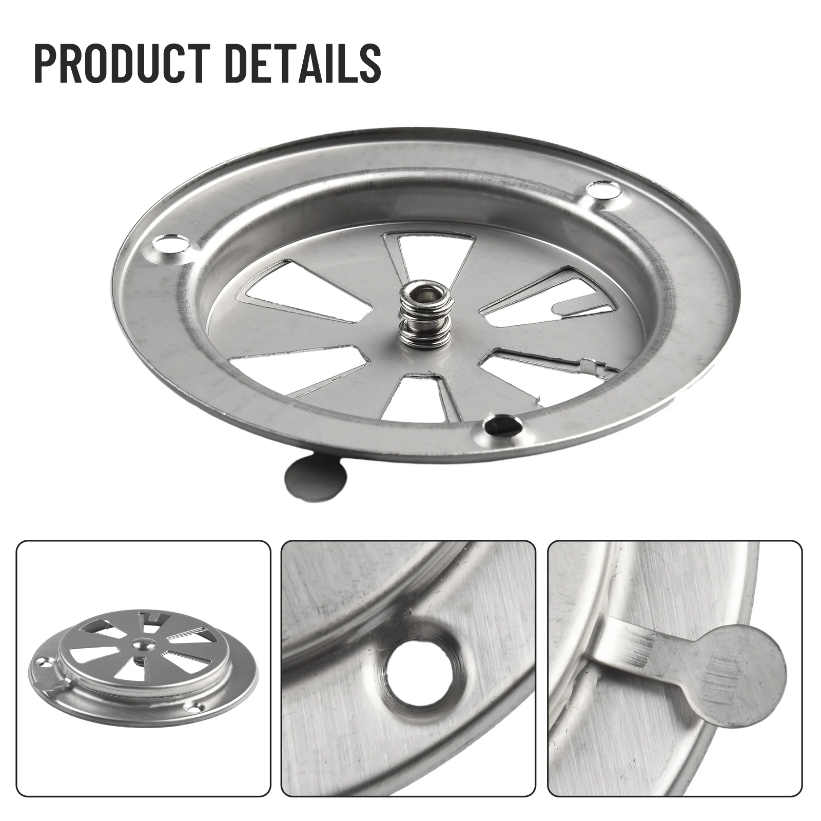 1 Pz Bbq Smokehouse Air Louver Vent Grill Stand Generatore Di Fumo Stufa Scarico Vent Stufa Ammortizzatore D'Aria Parti Di Ricambio