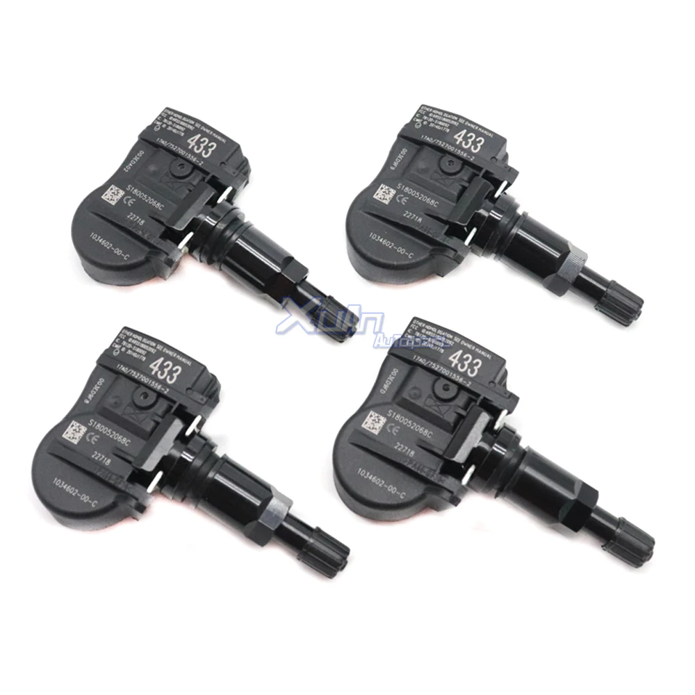 XUAN-TPMS Ÿ̾ з  ͸ ý, 1034602-00-C, ׽  S 3X433Mhz, 4 