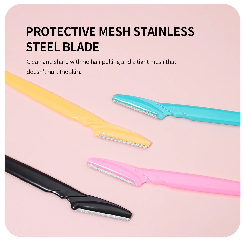 5/10/15Pcs Eyebrow Trimmer Blade Shaver Portable Face Razor Hair Removal Cutters Safety Woman Eye Brow Shaping Knife