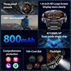 LIGE New Men Smart Watch Bluetooth Calling 800mAh Large Battery Heart Rate Blood Oxygen Health Smartwatch 2025 For Android IOS 2
