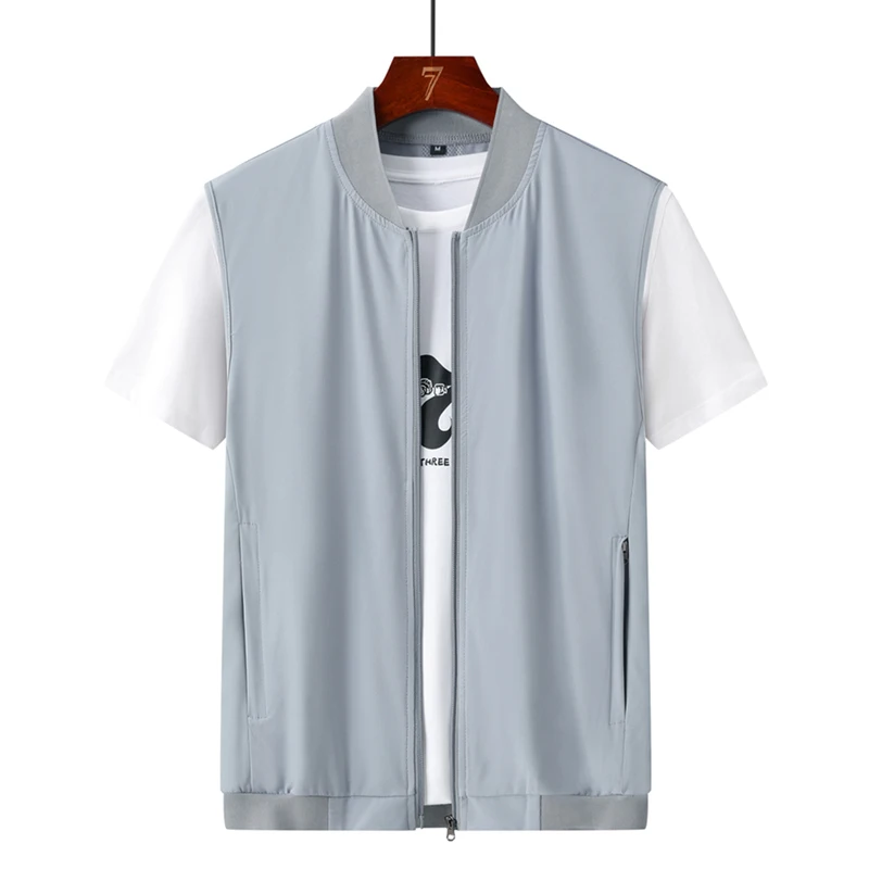 Veste sans manches été ultra-fine homme - Respirante et séchage rapide pour pêche et escalade outdoor