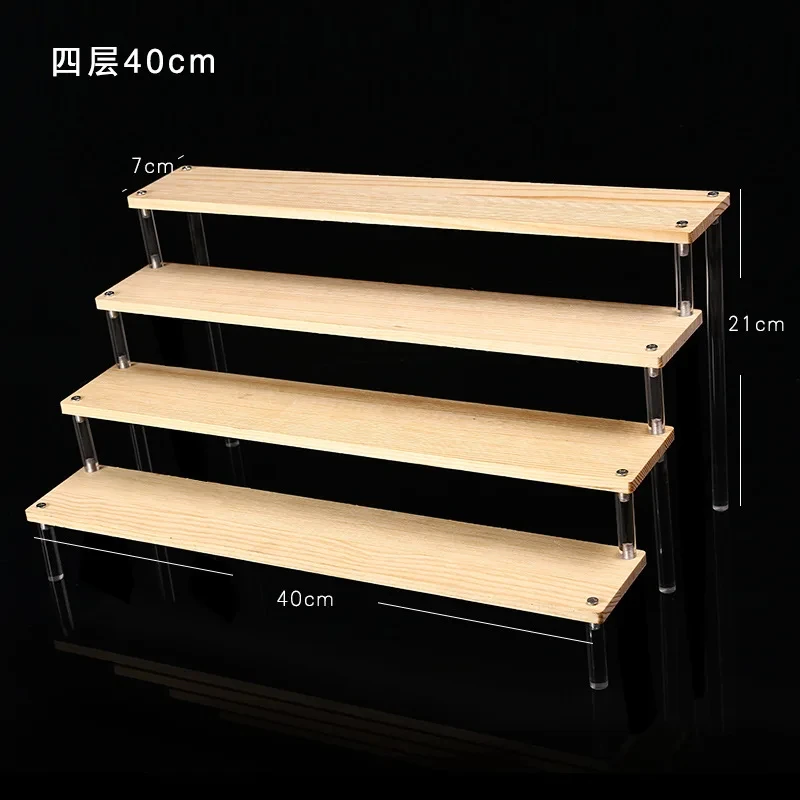 Acrylic Multi-Purpose Display Stand Riser for Collectibles and Accessories