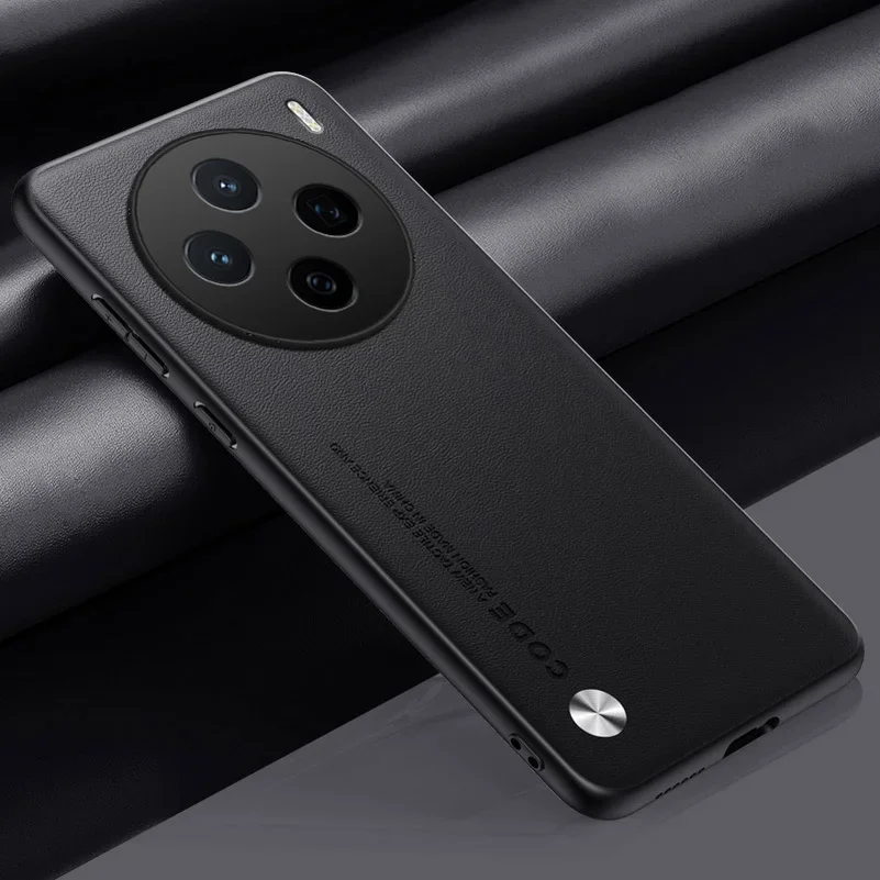 Luxury Business Texture Smooth-Touch PU Leather Case - Full-Protection Shockproof Cover
