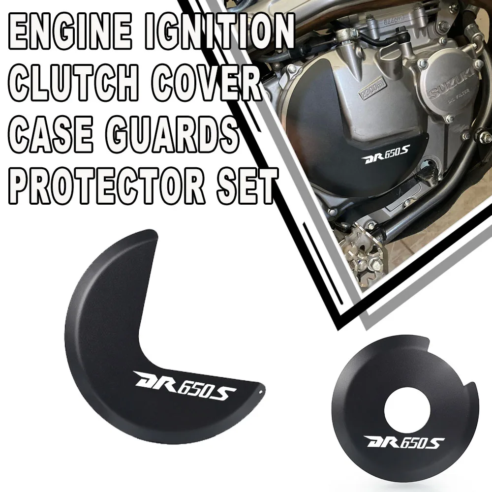 

Для SUZUKI DR650 DR650S DR650SE DR 650 S SE 1996-2023 Защитная крышка двигателя мотоцикла, энергосберегающий комплект двигателя 2022 2021 2020 2019