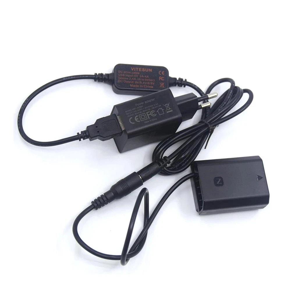 

Power Bank BC-QZ1 USB Cable+QC3.0 USB Charger+NP-FZ100 VG-C3EM Dummy Battery For Sony Alpha A9 A7RM3 A7RIII a7 iii A7M3 ILCE-9