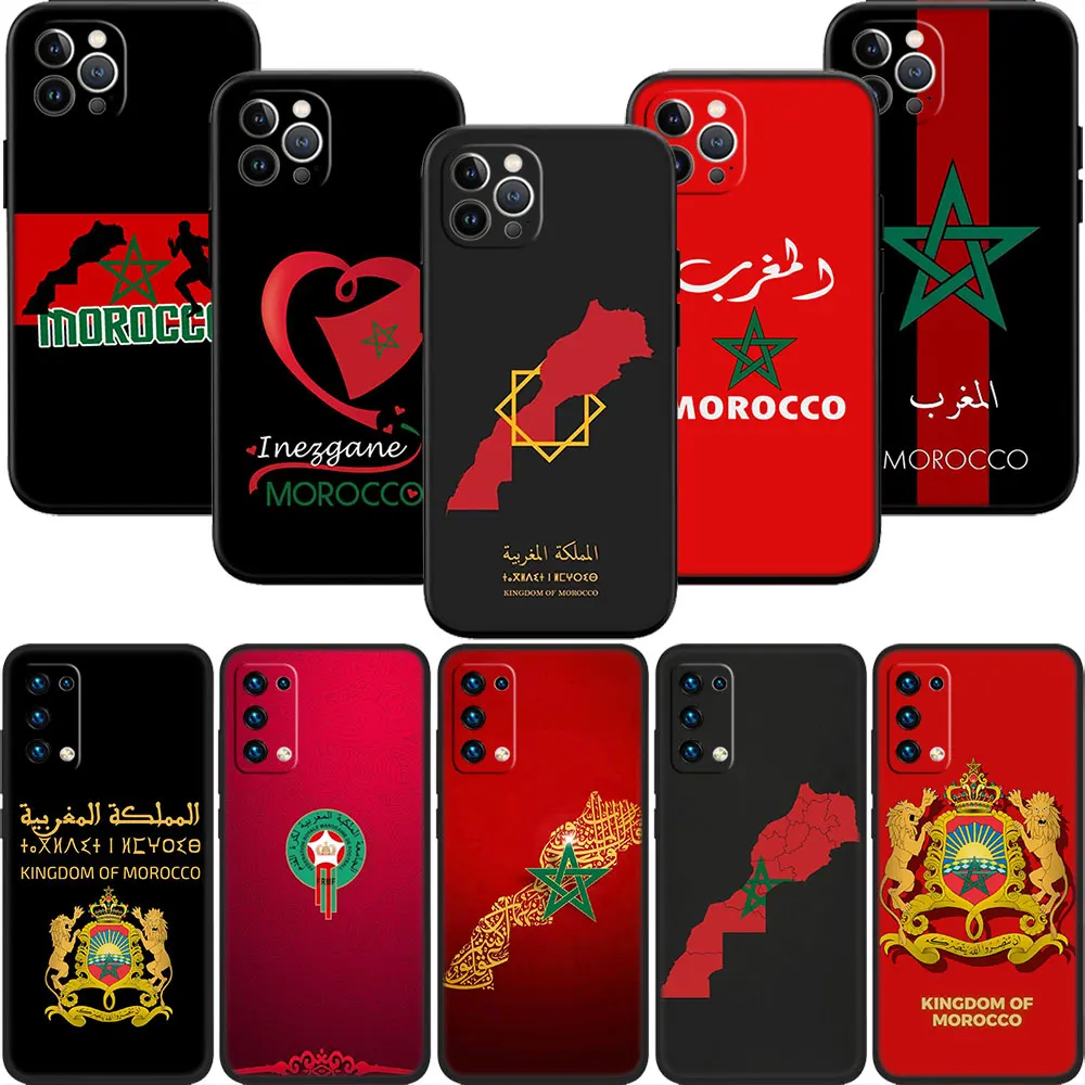 Premium Moroccan Flag Design Phone Case - High-End Protection & Style
