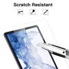 2Pcs Tempered Glass For Samsung Galaxy Tab S7 S8 S9 X700 S7 Plus S8+ FE 12.4'' S9 FE 10.9'' 2023 X510 X610 9H Screen Protector 3