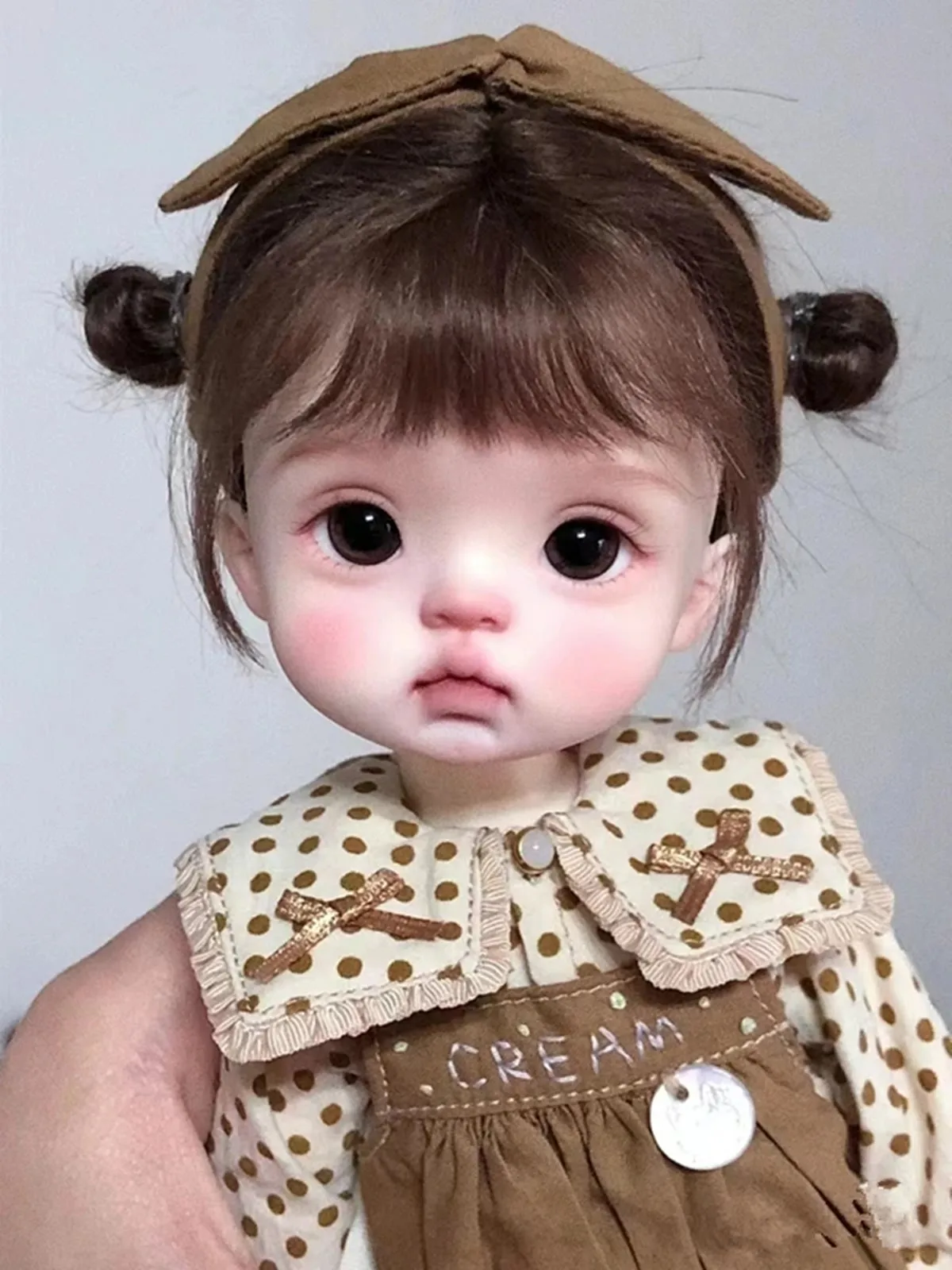 New 1/6 sd Qianqian yuanbao bjd doll with big head, resin 