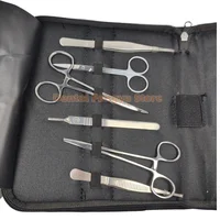 Kit de pratique de suture chirurgicale orale avec bloc de suture, modèle dentaire d'entraînement, module de formation en suture orale dentaire, 18 pièces/ensemble 2