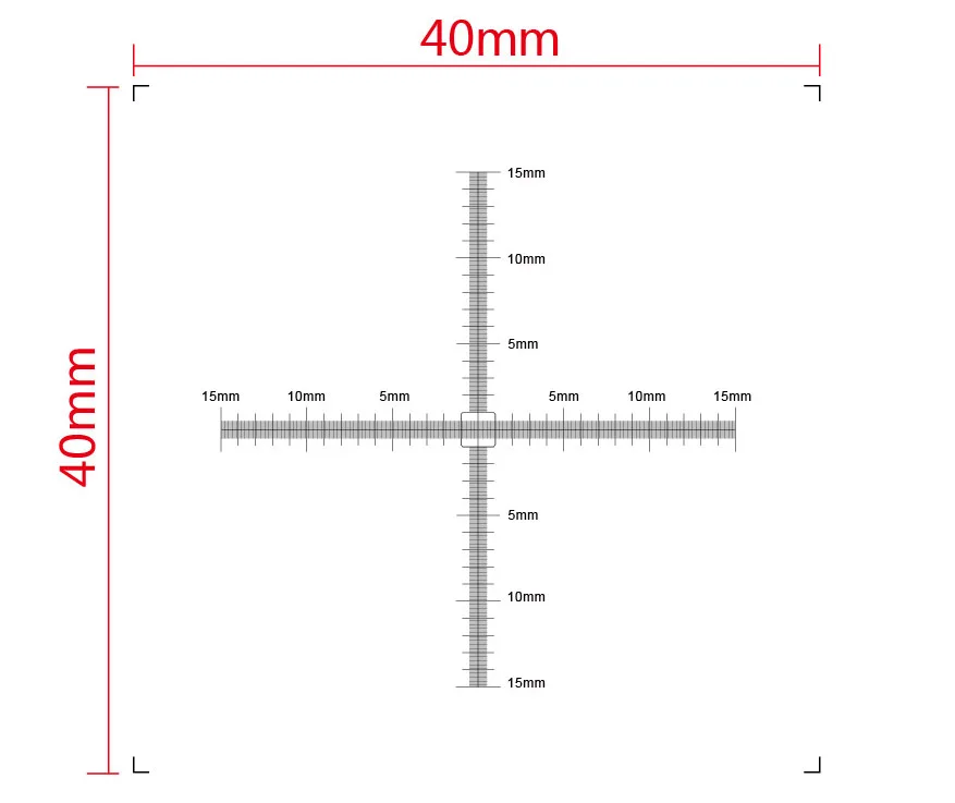 

Calibration Plate Biaxial Optical Standard Ruler Cross Image Measurement Distortion Three-dimensional Measuring Film