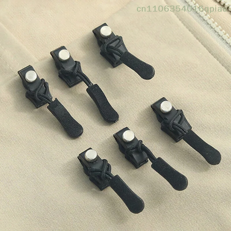 10/15Pcs 지퍼 수리 키트 범용 인스턴트 지퍼 수리 교체 지퍼 슬라이딩 티스 지퍼 헤드 3가지 다른 크기용