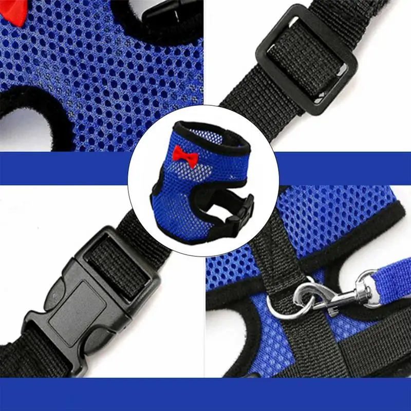 Chicken Harness With Rope Breathable Harness Adjustable Traction Rope Comfortable Hen Vest Pet Supplies 3.6Ft Training For