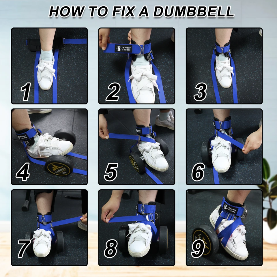 Best Dumbbell Foot Attachment Monkey Feet Ankle Straps For
