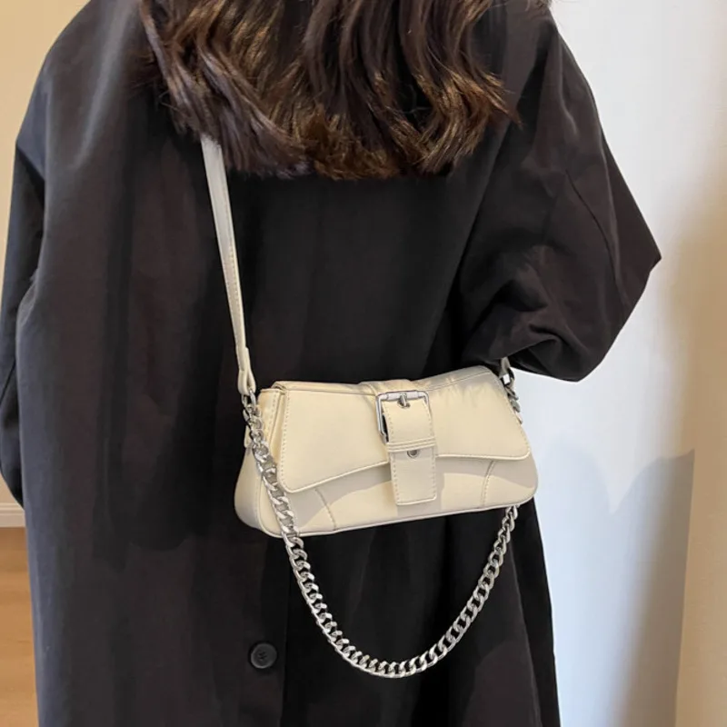 Exquisite Fashionable Women's Crossbody Bag with Multiple Colors Simple Small Square Shoulder Bag Versatile Chain High Quality