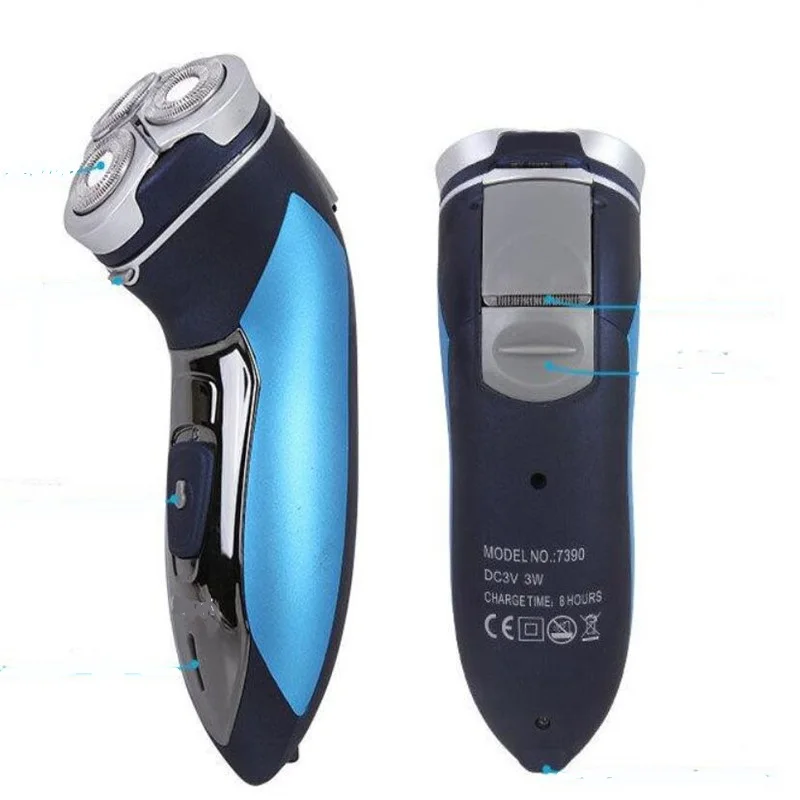 Washable Electric 3d Float Rotary Beard Shaving Machine Men Shaver