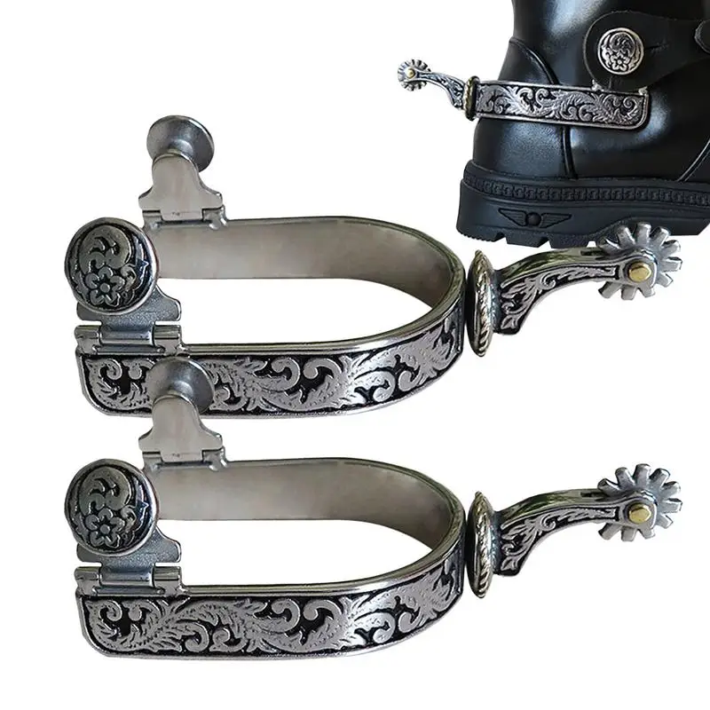 Spurs for Cowboy Boots Beautiful Western Cowboy Spurs Riding Horse Riding Accessories Horse Roping with Gear