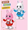 Electric dancing luminous little rabbit toy can sing, dance, dynamic music, cool electric well behaved rabbit toy 3