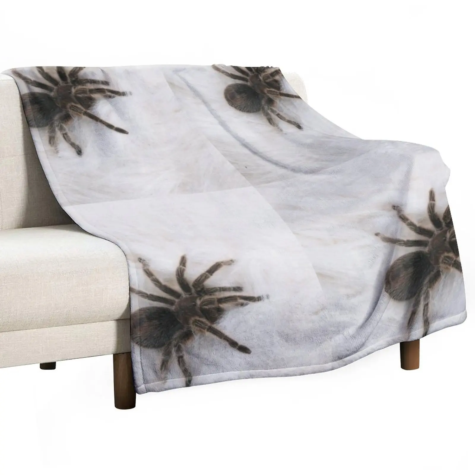 

Tarantula on Fur Throw Blanket Blankets For Baby Flannel Fabric Decorative Throw Blanket