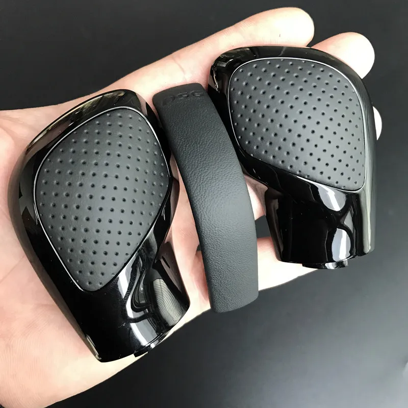 

With Leather Shift Knob Gear Side Cover DSG Emblem For VW Golf 6 7 R GTI Passat B7 B8 CC R20 Jetta MK6 GLI