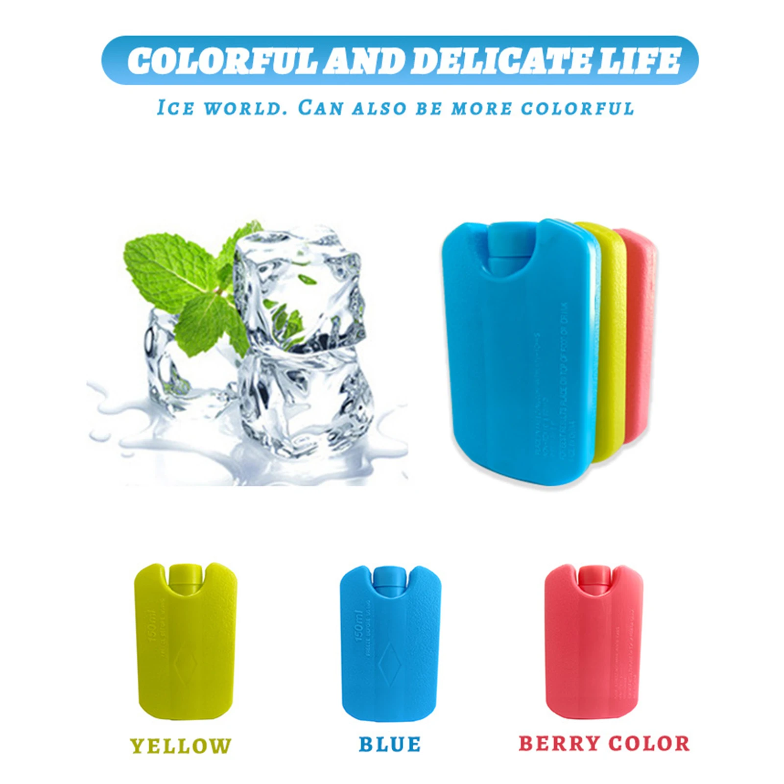 Lunch Bags Ice Packs Long Lasting Reusable Small Ice Pack Portable Cooler Freezer Pack Lunch Box ice pack,cloth ice pack