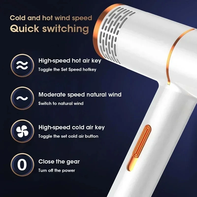 Xiaomi Anion Hair Dryer Professional Hairdressing High-speed Electricturbine Drier Constant Temperature Quickdrying Hair Tool 5