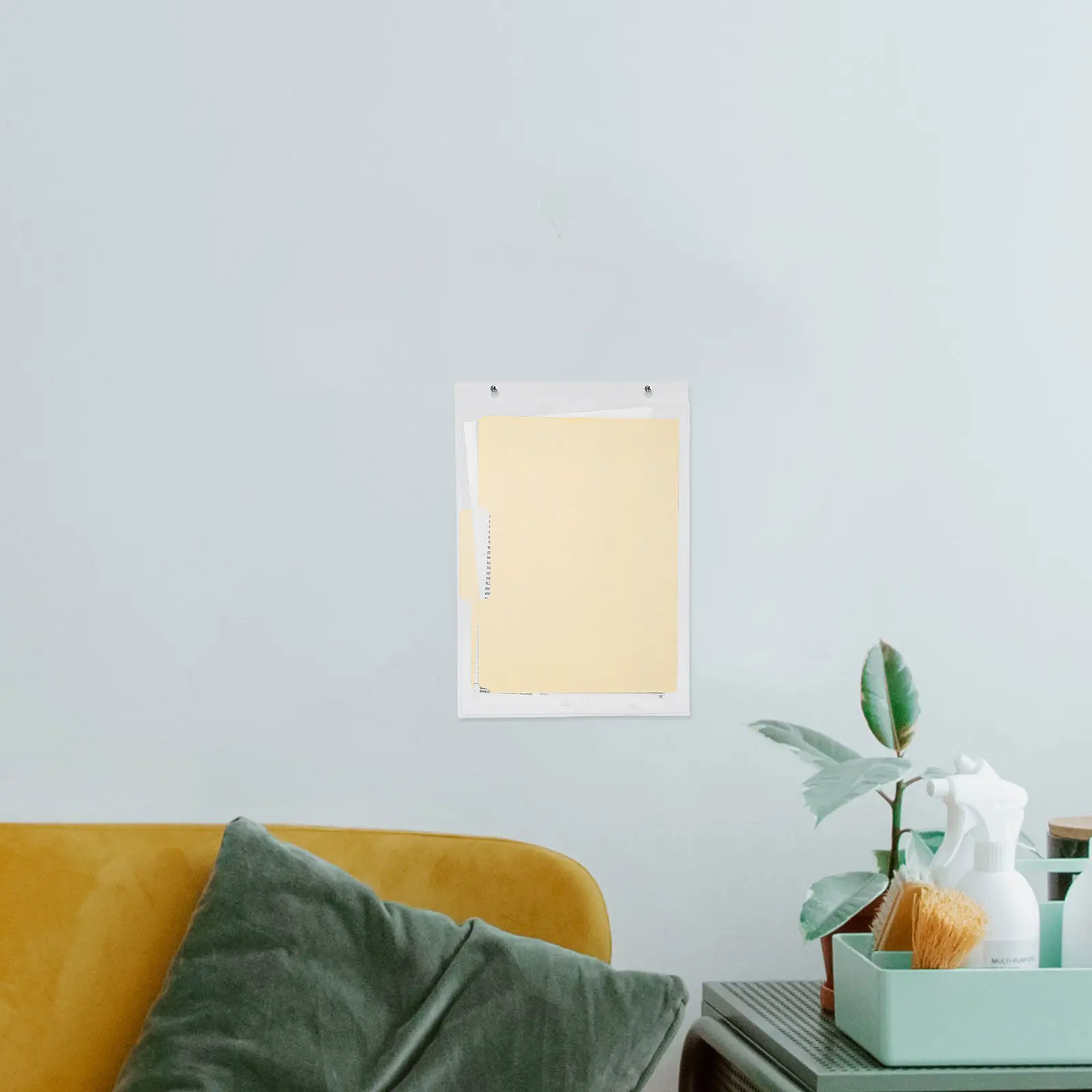 벽걸이형 투명 아크릴 잡지 정리대, 사무실용 파일 폴더 홀더, 소매점 문구 전시용 A4 전단지 디스플레이