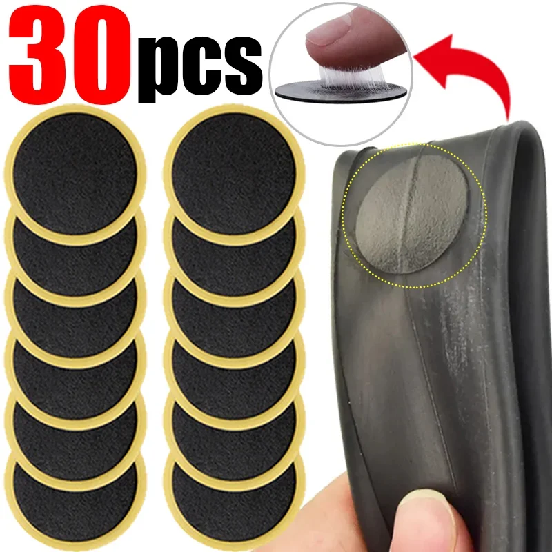 Bicycle Tire Repair Patch Glue-Free Adhesive Quick Repairing Tyre Protection Patch for Mountain Road Bike Inner Tyre Repair Pads tyre repair tools pneumatic tire repair machine low speed sander buffer tyre pneumatic sander tyre repair grinding machine