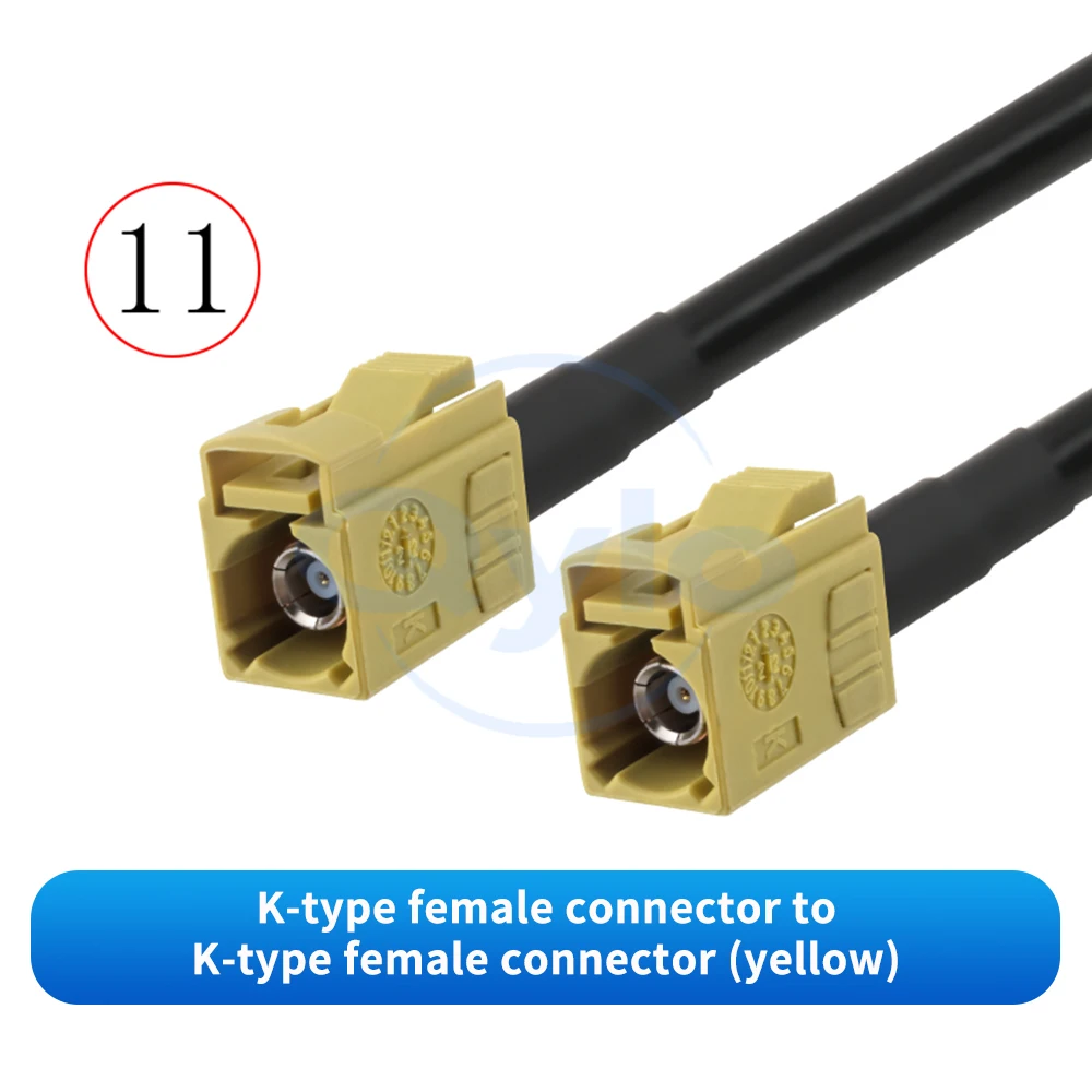 LMR240 Low-Loss HF-Koaxialkabel FAKRA-K Buchse auf Buchse HF-Kabel 50-4 FAKRA-K (1 Stück) – Detail 12