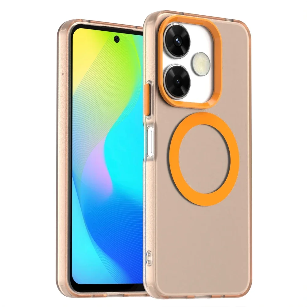 Matte Candy Magnetic Wireless Charging Transparent Case