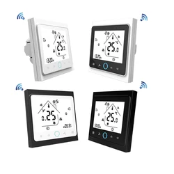 Qiumi Wifi Thermostat Temperature Controller Intelligent Air Conditioning Programmable Temperature Controller with 4-tube