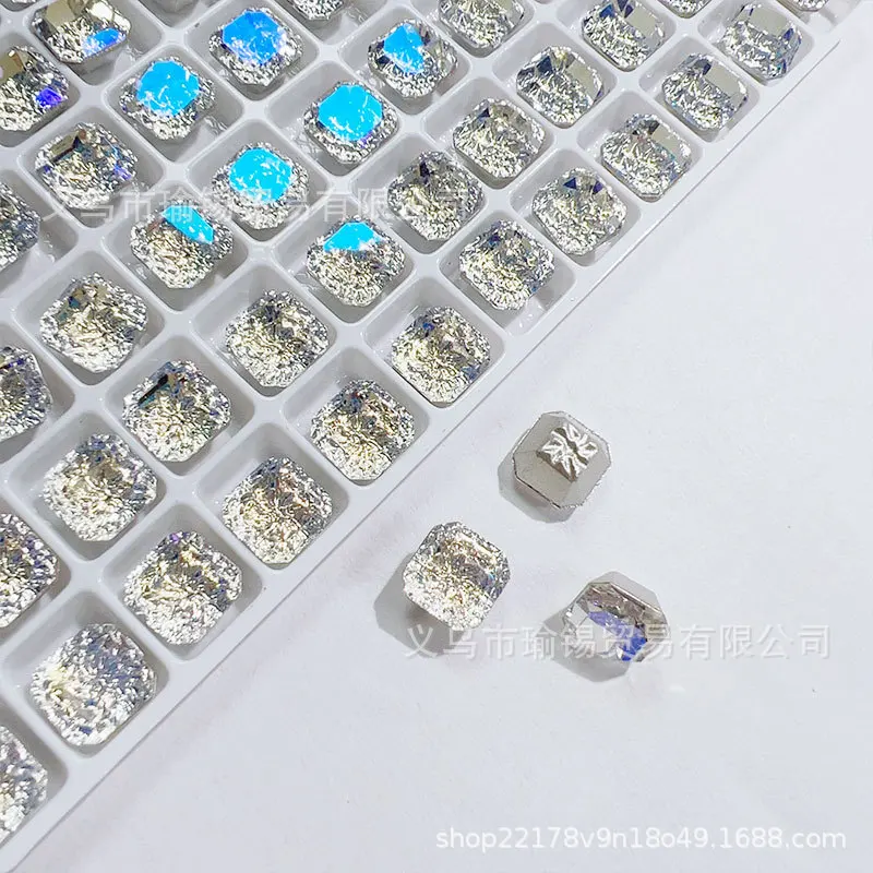10 Stück DIY Nail Art Bohrer mit Dopamin-Zubehör für K9, hochwertige 8 x 8 mm quadratische Eckentlastung – Detail 6
