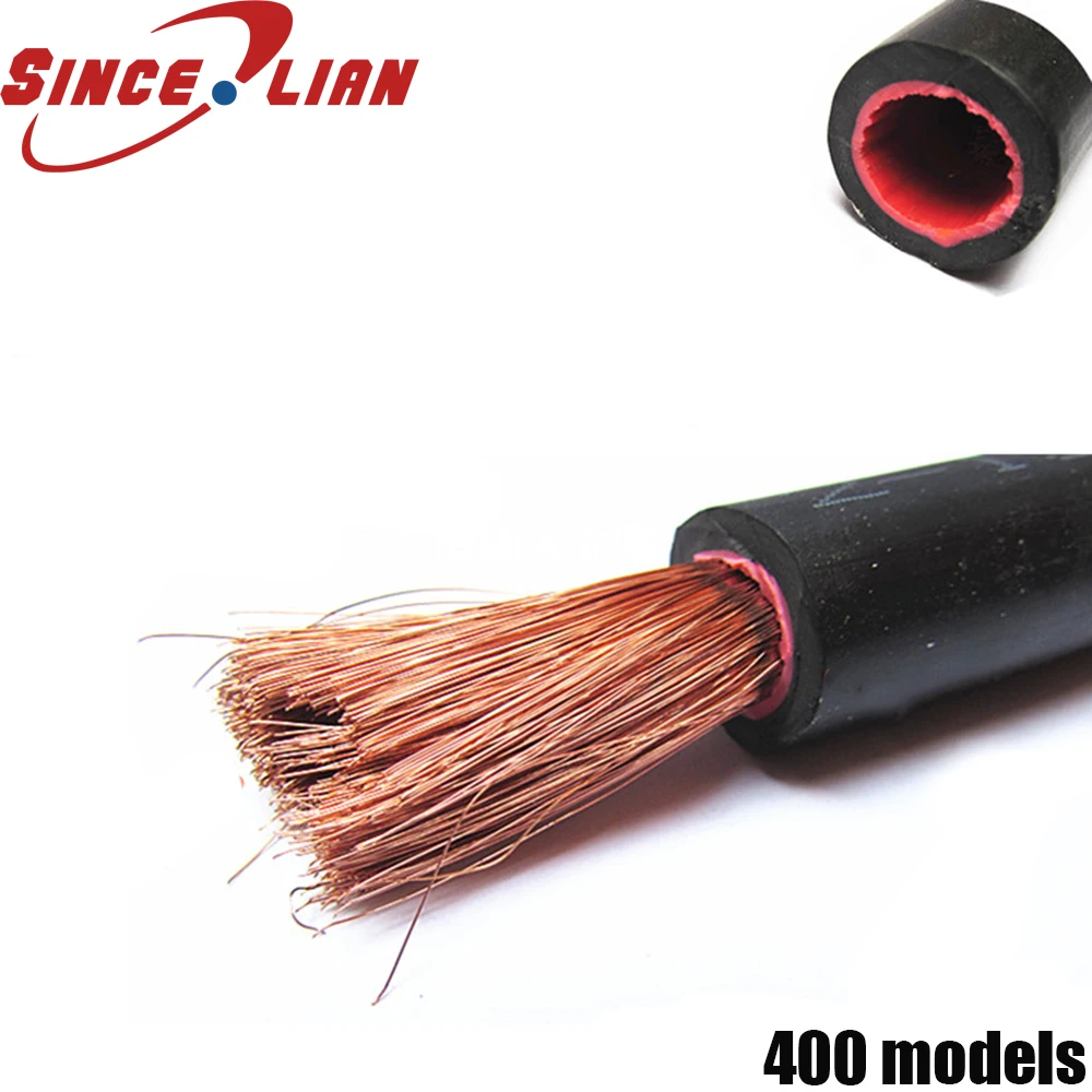 De Cable de soldadura de la máquina de soldadura de 35mm 2 caucho aislado alambre suave cuadrado grande de alambre para los modelos 400 máquina|Alambres cables| - AliExpress