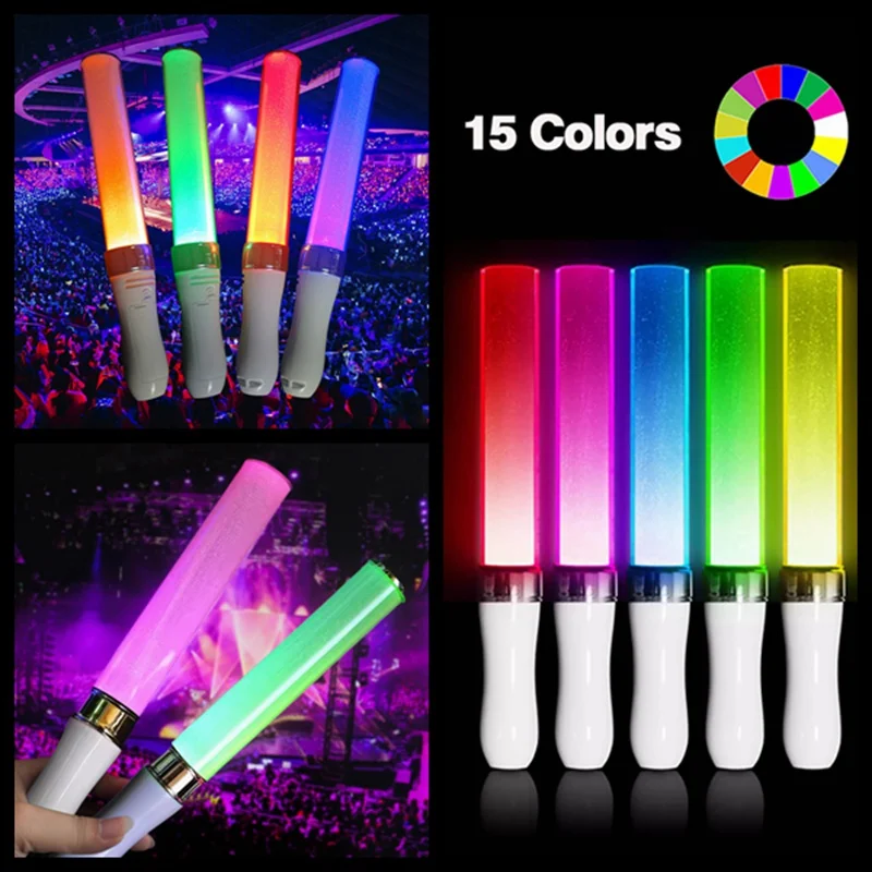 15Colors Lightstick Kpop Light Glow Stick Luminous Concert Light