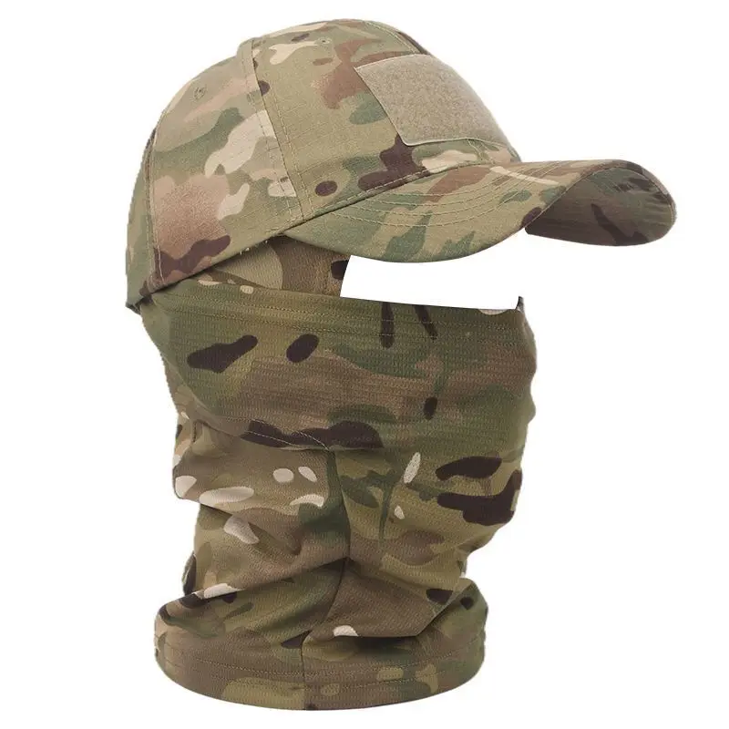 2022. gada militārā kapuce taktiskās armijas beisbola cepures vīriešiem un sievietēm vasaras snapback saules cepures āra maskēšanās balaklava puse_voghion.com