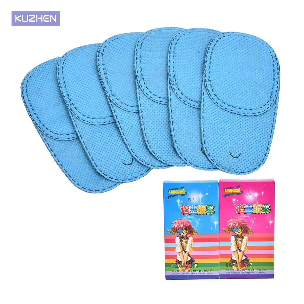 

6 шт./кор. детская окклюзия медицинская ленивая Накладка для глаз наглазник для амблиопии дети мальчик девочка оптовая продажа 3 типа