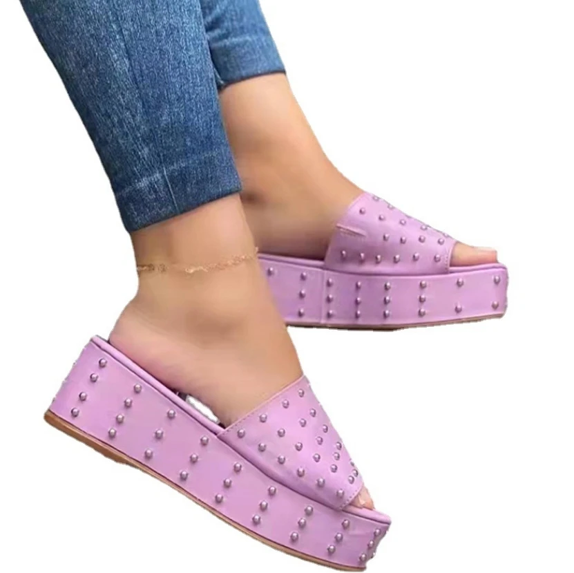 2022 Summer Women Wedge Sandals Platform Soft Comfortable 2022 New