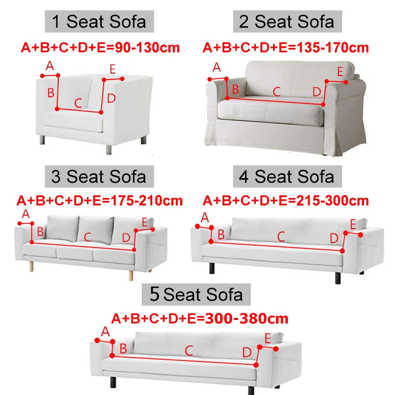 Elastic Jacquard Fabric Sofa Cover For Living Room Geometric ArmChair Knitted Thick Sofa Slipcovers1/2/3/4Seat Sofa Couch Cover 2