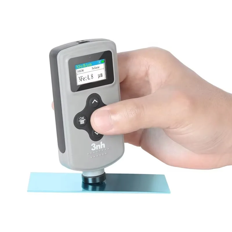 고정밀 코팅 두께 측정기 IP55 0.1um 정밀도 CE RoHS 인증, 도장 코팅 산업용