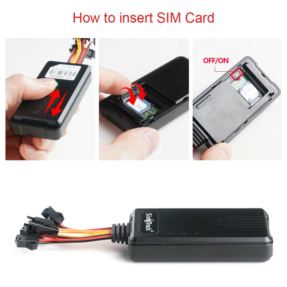 SinoTrack 2Units ST-906L 4G GPS Tracker for Car Vehicle Truck Tracking Device with Cut Off Oil Free APP Car Anti-Theft — view 3
