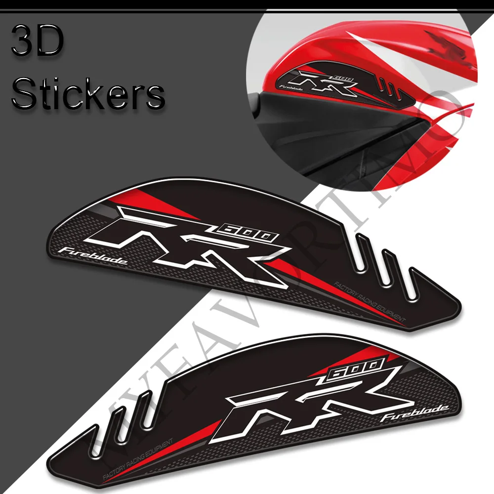 2007 2008 2009 2010 2011 2012 Motorcycle 3D Sticker For Honda CBR 600RR CBR600RR Fireblade Tank Pad Protection Fairing Fender De